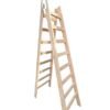 Escaleras de tijera de madera