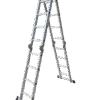 Escalera multiposición con bisagra grande