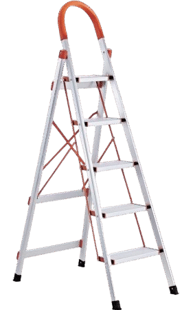 Escalera plegable de aluminio