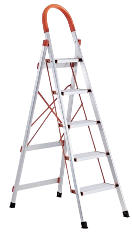 Escalera plegable de aluminio