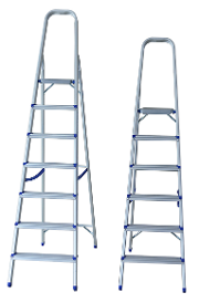 Escalera plegable de aluminio