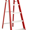 Escalera de tijera de fibra de vidrio plegable